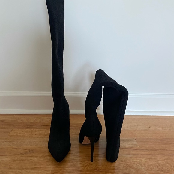 Knee High Black Boots - Picture 3 of 8